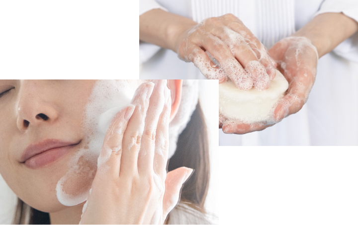 FOR FACE 年齢性別を問わず、洗顔にお使いいただける石鹸です。